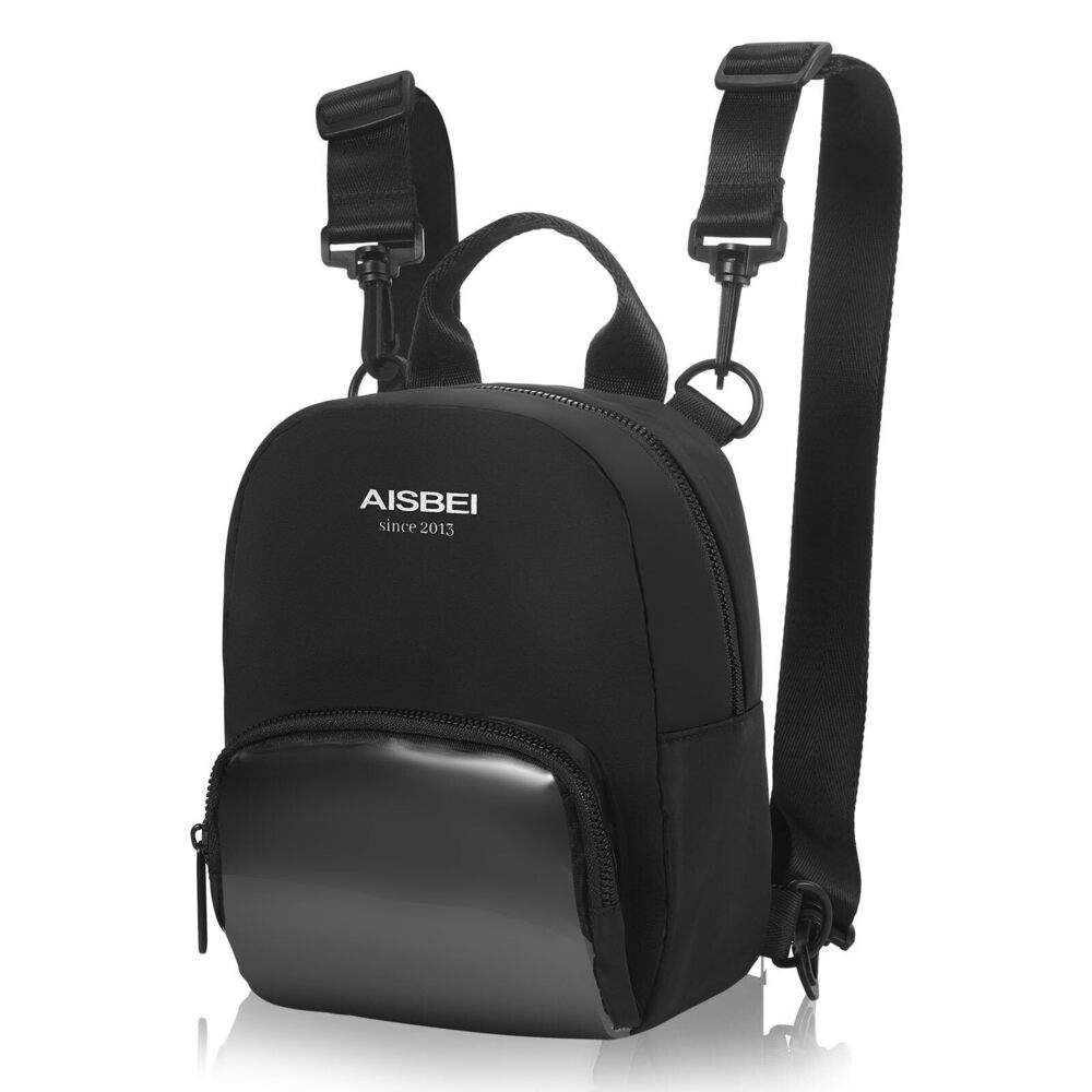 9896 Clear Mini Backpack Purse , Small Backpack Purse with Clear Front